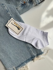 جوراب مچی سفید کد 865