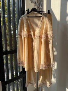 بلوز و شلوار نخی گلدار کد 871