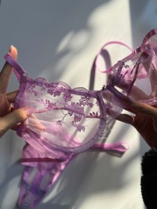 ست حریر ارغوان کد 892