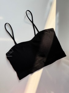 نیم تنه مشکی کبریتی بند نازک