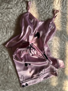 تاپ و شورتک ساتن کد 907