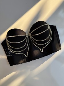 کرست مجلسی نگینی کد 940