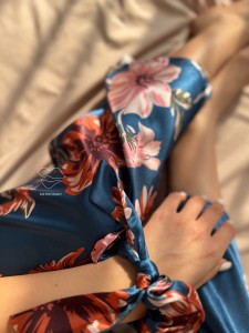 تاپ و شلوار ساتن لورنزا 2659