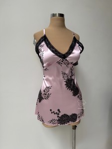 پیراهن ساتن میخک کد 985