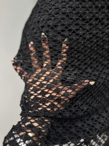 پیراهن بافت مشکی