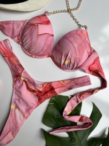 ست بیکینی سه تکه زنجیردار