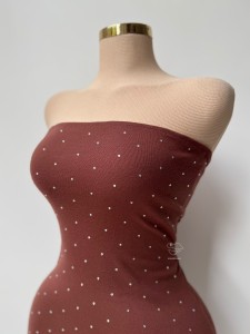 پیراهن ماکسی نگین دار کد 1014