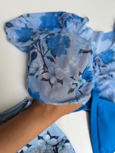 ست بیکینی سه تکه پروانه کد 1013