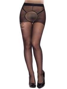 جوراب شلواری فاق باز ساده کد 1036