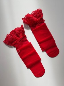 جوراب بالا زانو شیشه ای کد 786