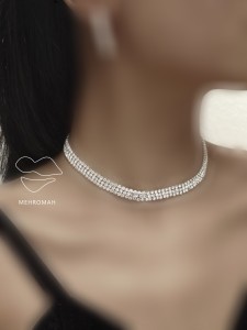 چوکر گردنی نگین دار کد 1049