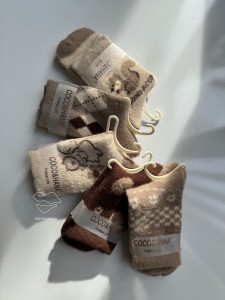 جوراب نیم ساق موهر سنجاب کد 1063