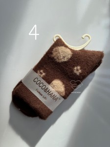 جوراب قهوه ای موهر