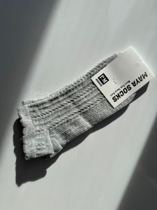 جوراب نخی  گندمی کد 1068