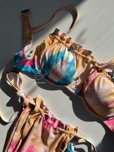 بیکینی فنردار آبرنگی کد 1095