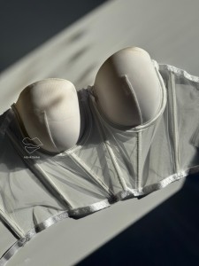 کرست فنردوزی حریری کاپدار