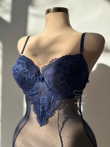 لباس‌ خواب توری کاپدار کد 1258