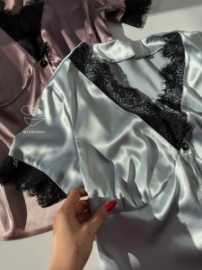 بلوز و شلوار ساتن راحتی