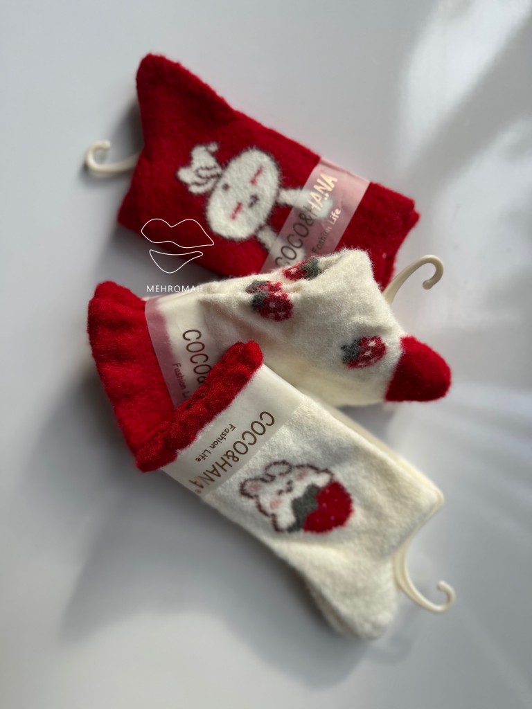 جوراب موهر حوله ای