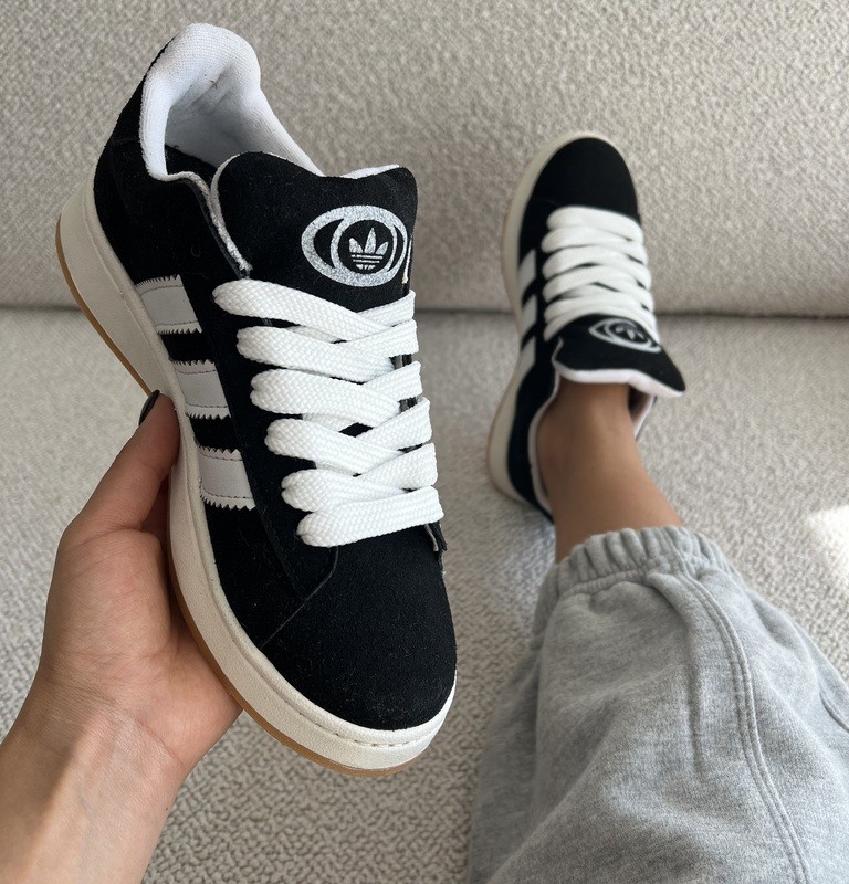 کتونی کامپوس مشکی کد 046