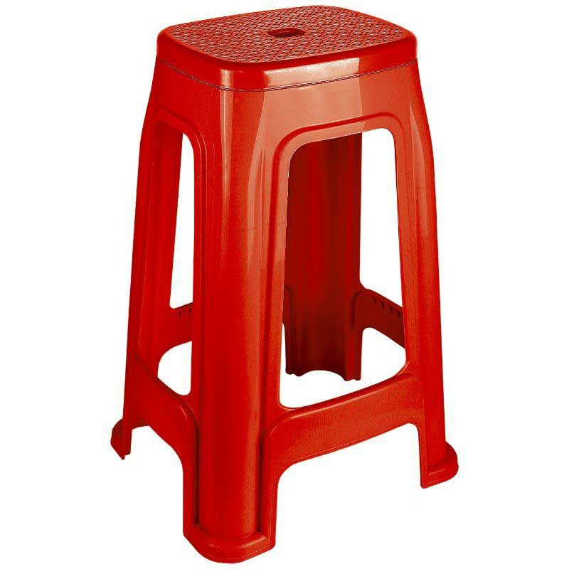 چهارپایه 70 سانت دورنگ بلند مدل 1417 ناصر پلاستیک