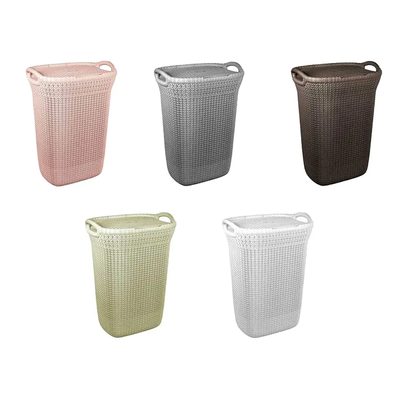 سبد رخت لباس دربدار طرح بافت برند ناصر