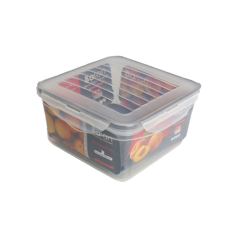 ظرف فریزری باران سایز 4 مربع متوسط 1.9 لیتری