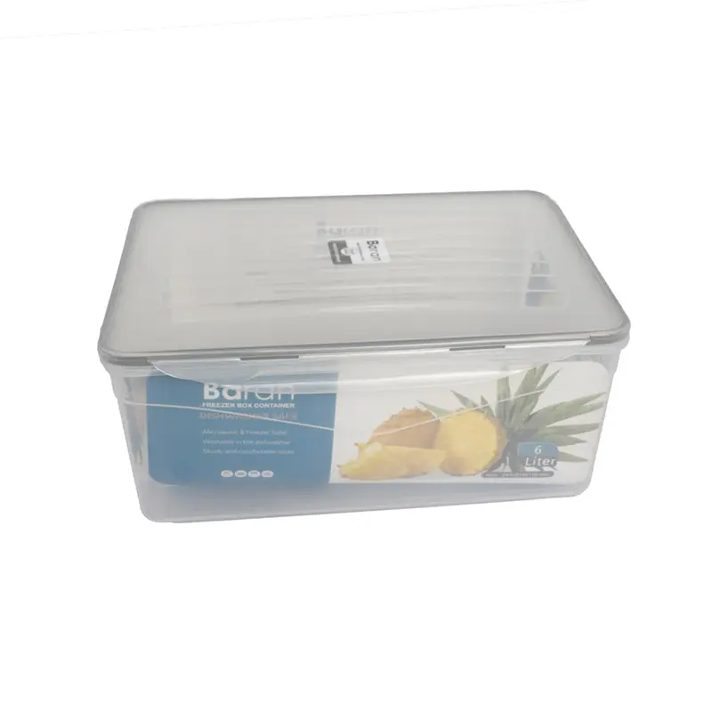 ظرف فریزری باران سایز 7 مستطیل متوسط 6 لیتری