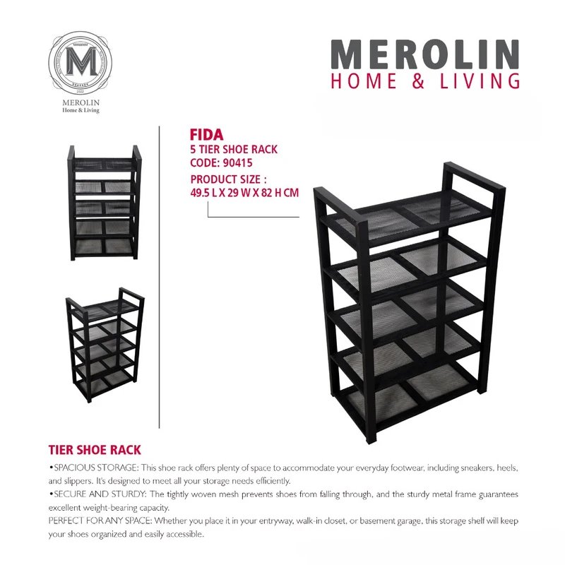 جاکفشی پنج طبقه مرولین مدل فیدا کد 90415