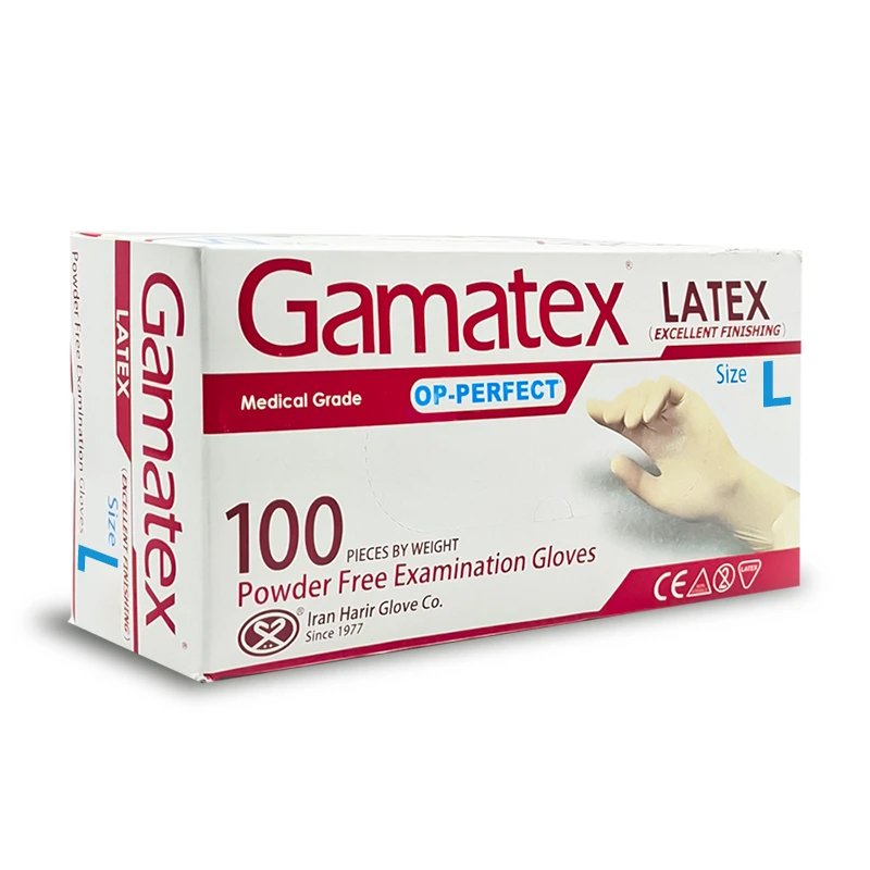 دستکش لاتکس بسته ۱۰۰ عددی