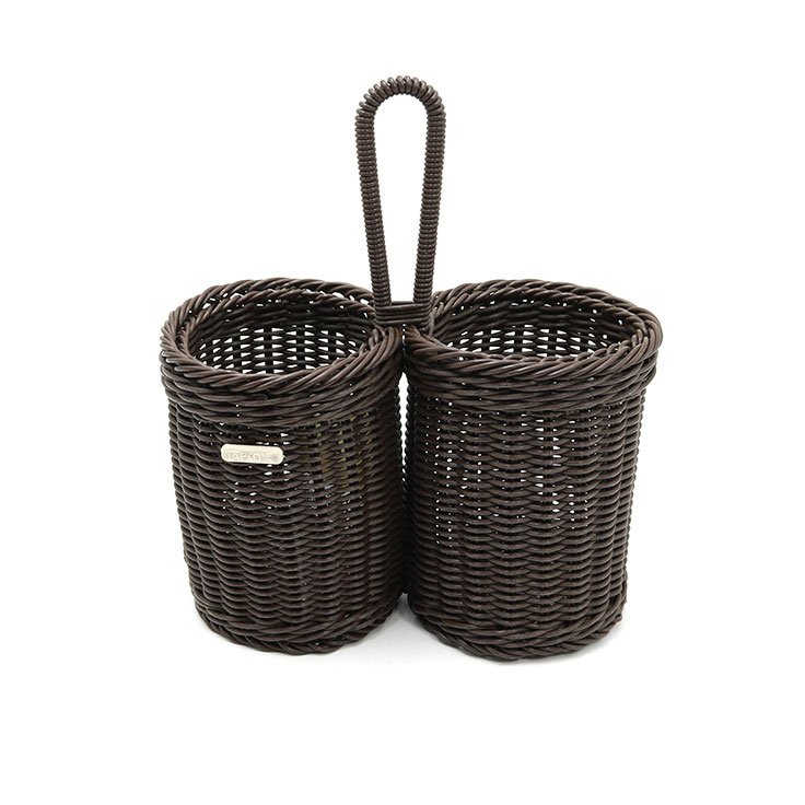 جا قاشقی حصیری استوانه ای دو قلو تاپکو