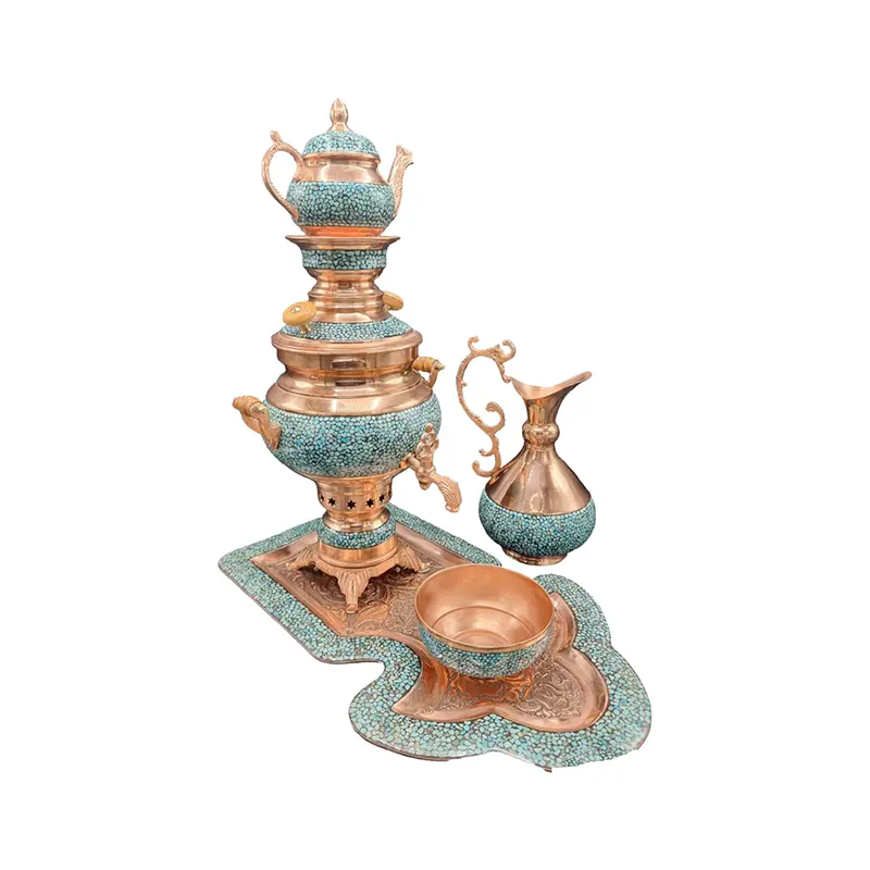 سرویس سماور فیروزه کوبی