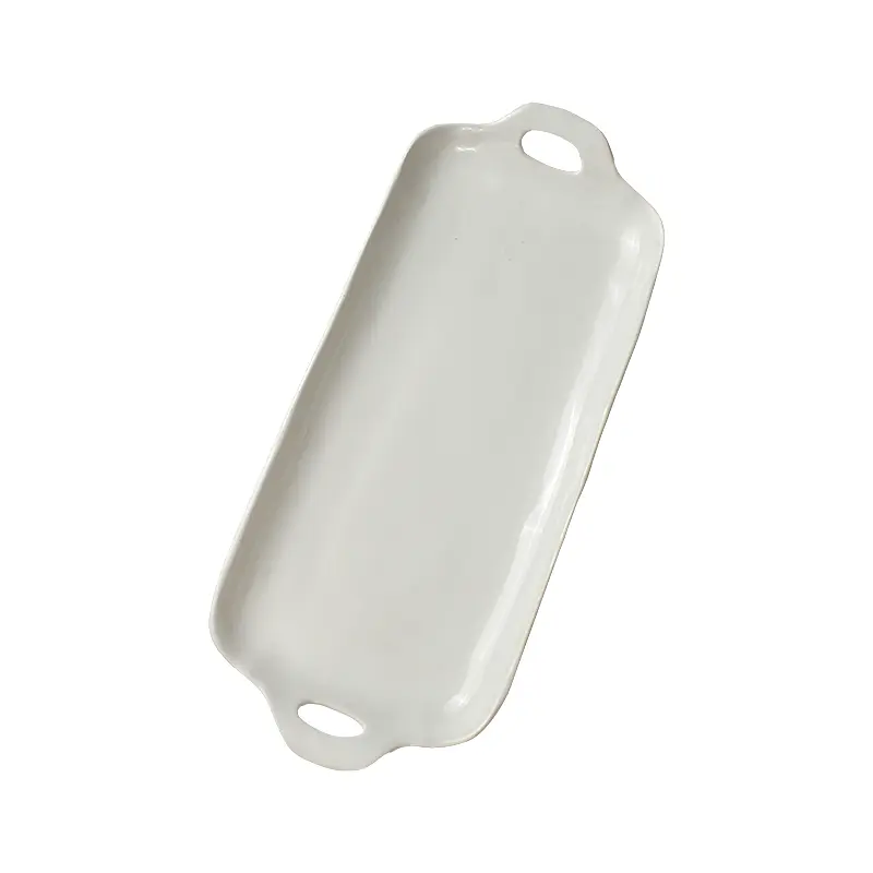 دیس سرامیکی سفید سرو کباب