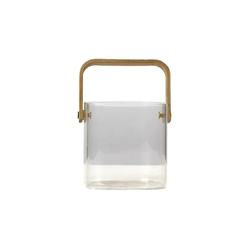 ظرف یخ دسته چوبی بامبو