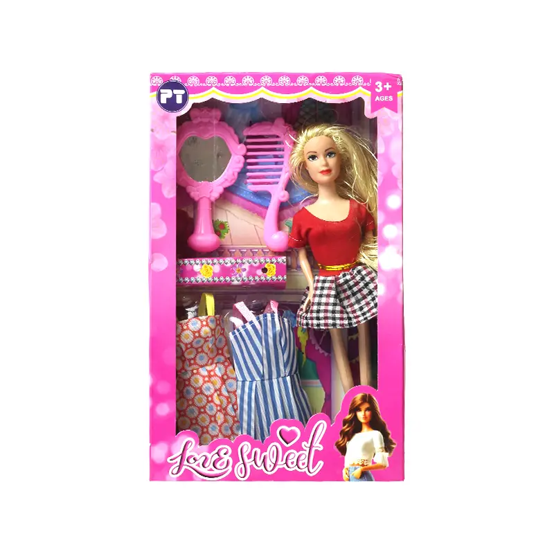 عروسک باربی آینه دار