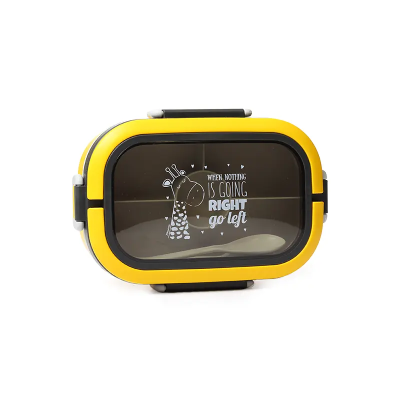 ظرف غذا دو طبقه همراه قاشق و چنگال