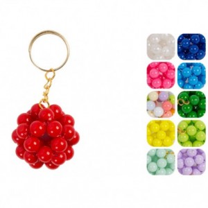 جاکلیدی مرواریدی و کریستالی توپی