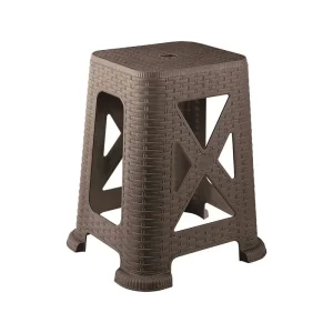 چهارپایه ناصر پلاستیک 40 سانتی مدل حصیری کد 867