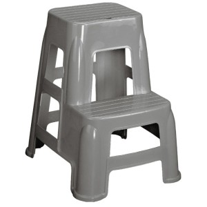 چهارپایه دوپله ناصر پلاستیک کد 1617