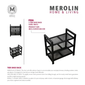 جاکفشی سه طبقه مرولین مدل فیدا کد 90413