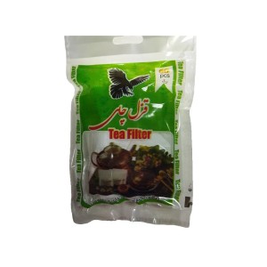صافی یکبار مصرف چای و دمنوش قزل چای بسته 60 عددی