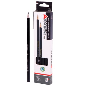 مداد مشکی آدمیرال Admiral بسته ۱۲ عددی