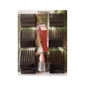 ست شانه ماشین اصلاح موزر 6 عددی به همراه روغن ماشین اصلاح