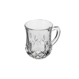 استکان دسته دار نوری تازه مدل لیونا بسته 6 عددی