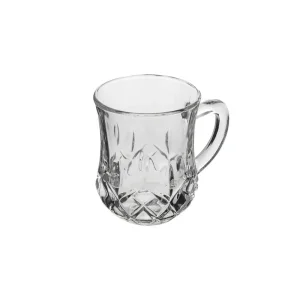 استکان دسته دار نوری تازه مدل لیونا بسته 6 عددی