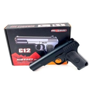 اسباب بازی کلت فلزی C12 ویرا تویز تفنگ ساچمه‌ ای ایرانی