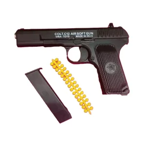 اسباب بازی کلت فلزی C12 ویرا تویز تفنگ ساچمه‌ ای ایرانی