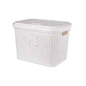 سبد لباس دربدار کوچک لایف بازن