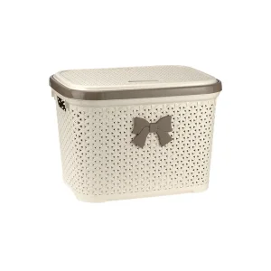 سبد لباس دربدار کوچک لایف بازن