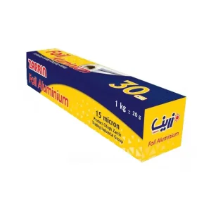 فویل آلومینیوم زرین ضخامت 15 میکرون رول 74 متری